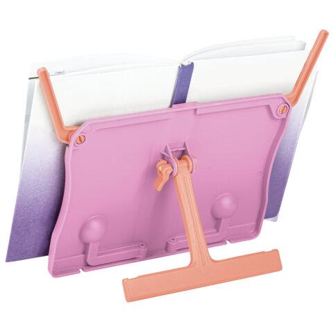 Подставка для книг и учебников BRAUBERG KIDS "Flamingo", регулируемый наклон, ABS-пластик, 238061