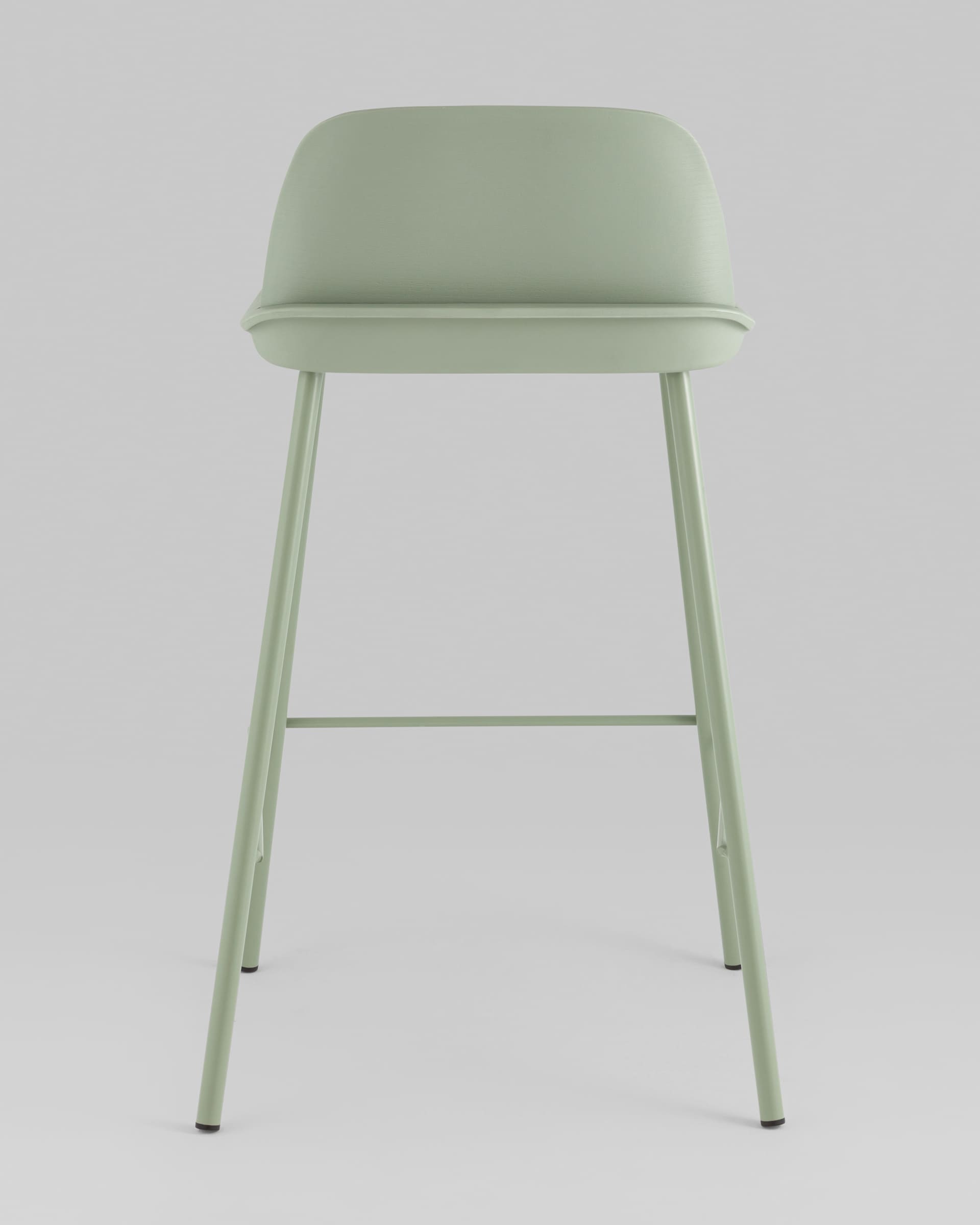 Стул полубарный Mist серо-зеленый