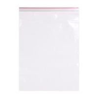 Пакеты ZIP LOCK "зиплок" ОЧЕНЬ ПРОЧНЫЕ, комплект 100 шт., 250х350 мм, ПВД 80 мкм, BRAUBERG EXTRA, 608180