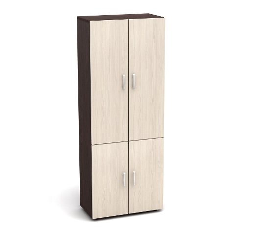 К3 Канц Шкаф высокий закрытый (700х350х1830) (ШК31+ДК36х2+ДК32х2)