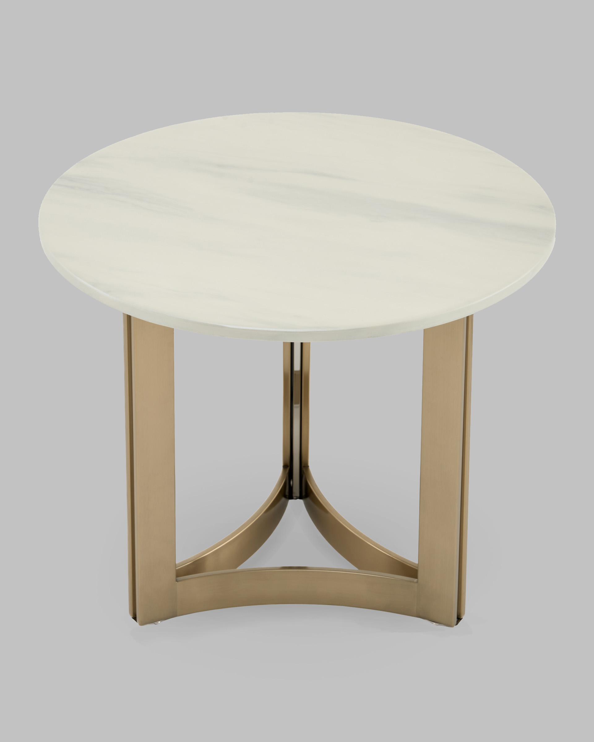 Журнальный столик Кассия 60*60 см светлая керамика