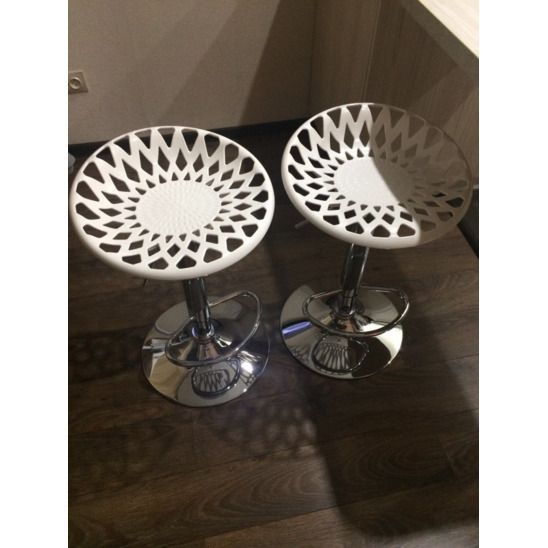 Барный стул Nest белый глянец