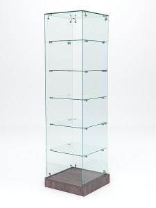 Витрина стеклянная "ИСТРА ХИТ ПРОДАЖ" №502 (без дверки, задняя стенка - стекло)