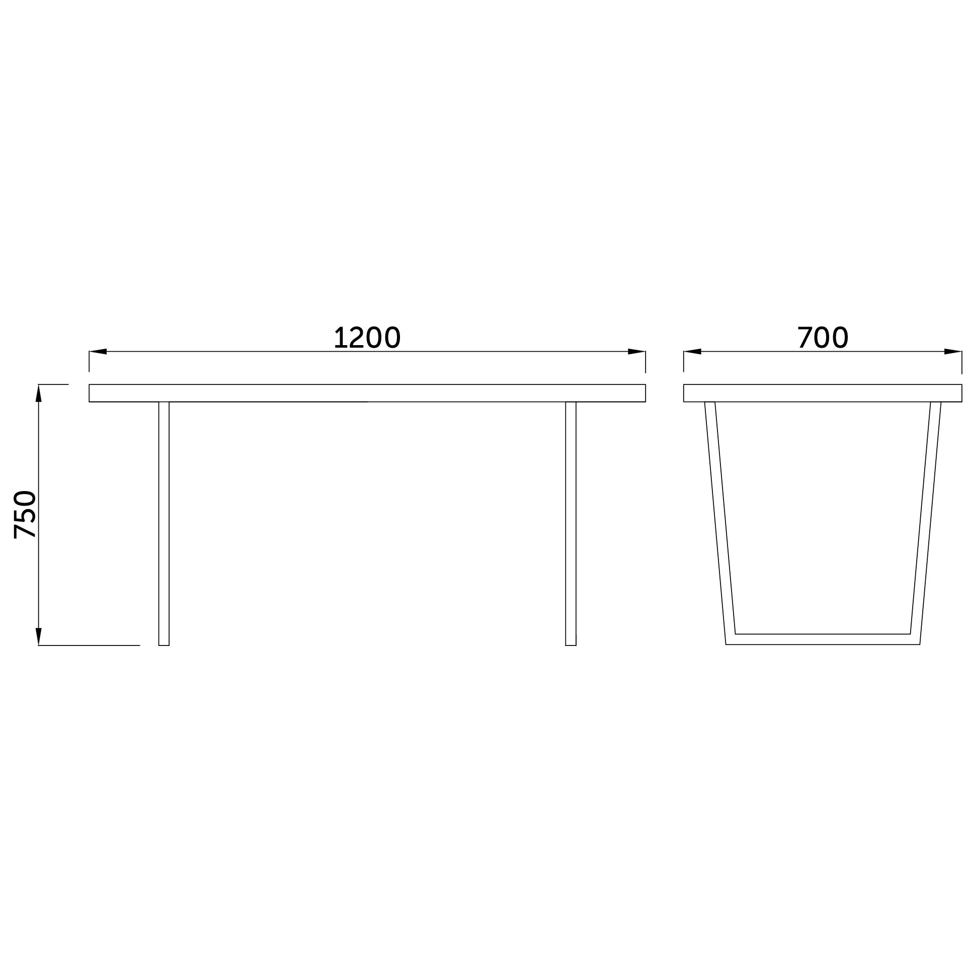 Стол Уэльс, дуб золотой крафт, лдсп