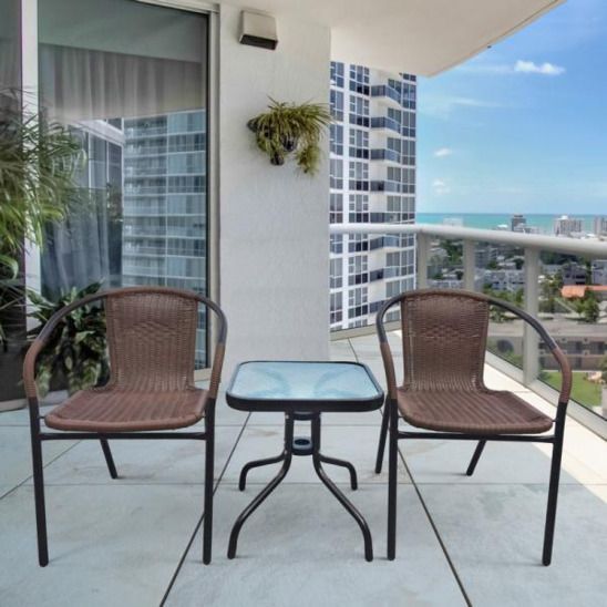 Комплект мебели Сидней, 2 стула, капучино, 45*45