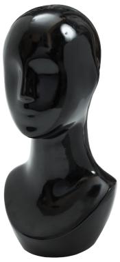 MTM-B-5(black) Голова женская глянец. высота = 40см окружность = 54см
