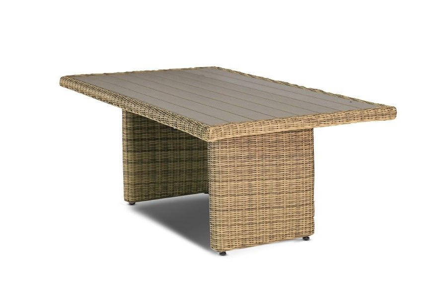 "Бергамо" плетеный обеденный стол