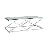 Журнальный стол Инсигния 120 x 60 серебро