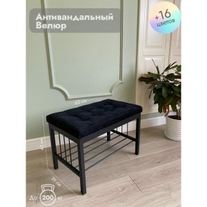 Банкетка Сканди-60 (черный/черный)