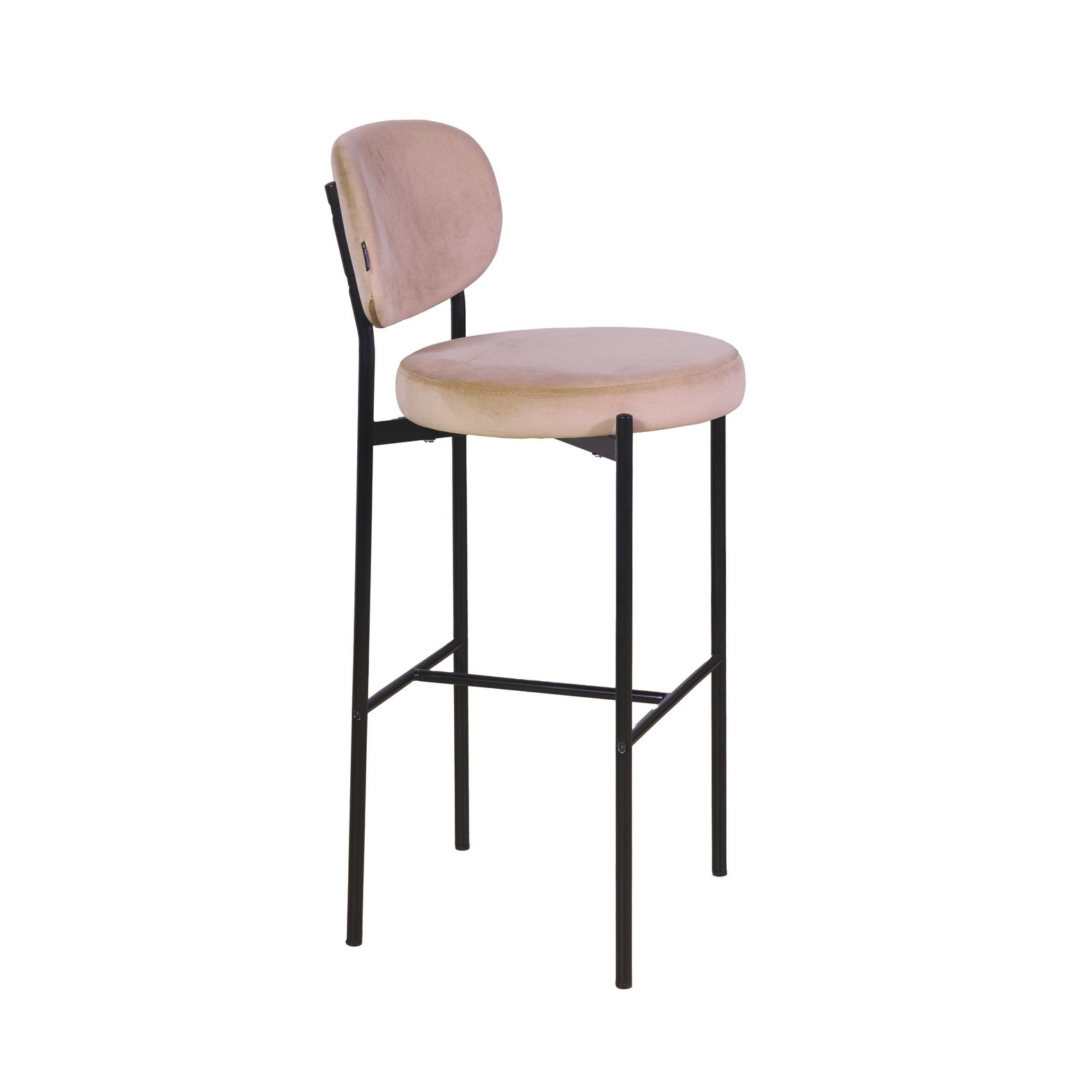 Стул барный Mason, бархат бежевый 5