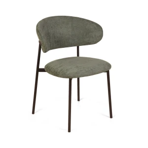 Стул Адель, шенилл Puffy green
