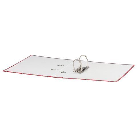 Папка-регистратор BRAUBERG, ламинированная, 75 мм, шотландка, 222074