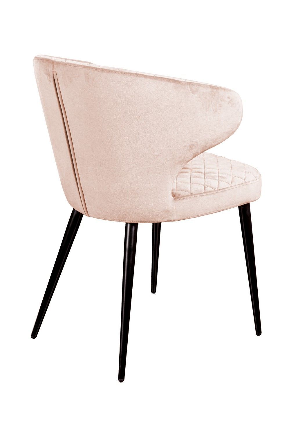 Стул Ричард ромб, бархат светло-бежевый 2