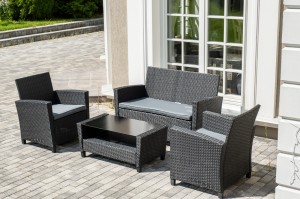 "Вашингтон" лаунж-зона из искусственного ротанга на 4 персоны