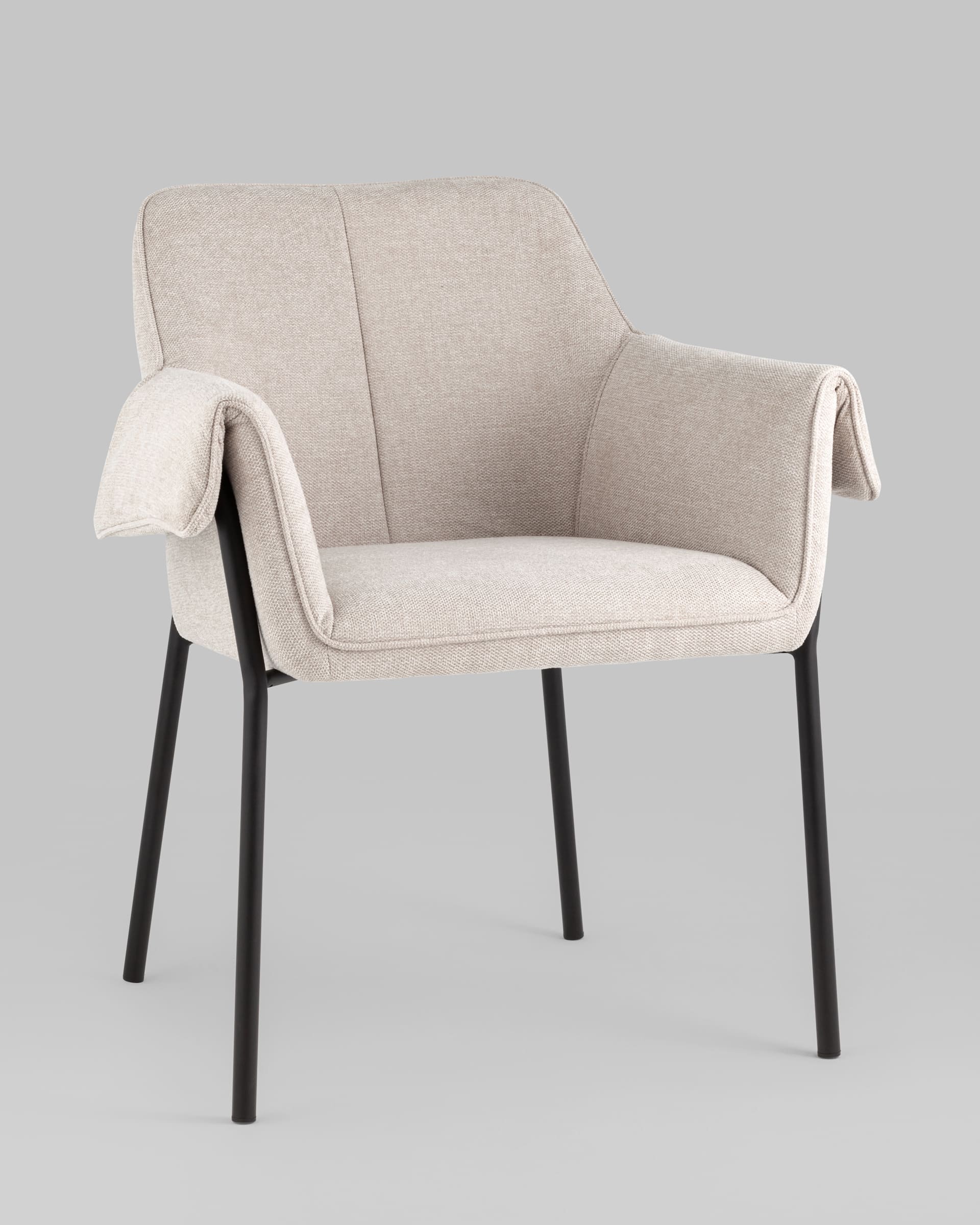 Кресло Бесс рогожка бежевый