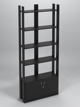 Стойка из ДСП №3А серии "ЭКОНОМ", Черный