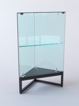 Прилавок угловой "ЛОФТ СТИЛЬ" №1 трёхгранный (с дверкой), Дуб Венге