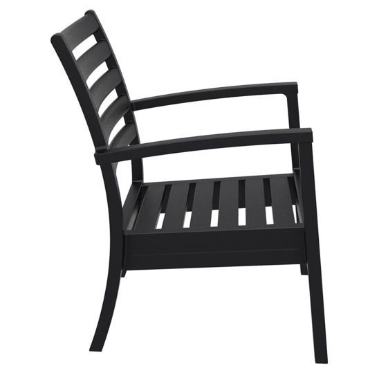 Кресло пластиковое Artemis XL, черный