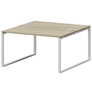 Бенч двойной на металлокаркасе Смарт СМС2-О-12К.149.Пр25 Кронберг/Белый