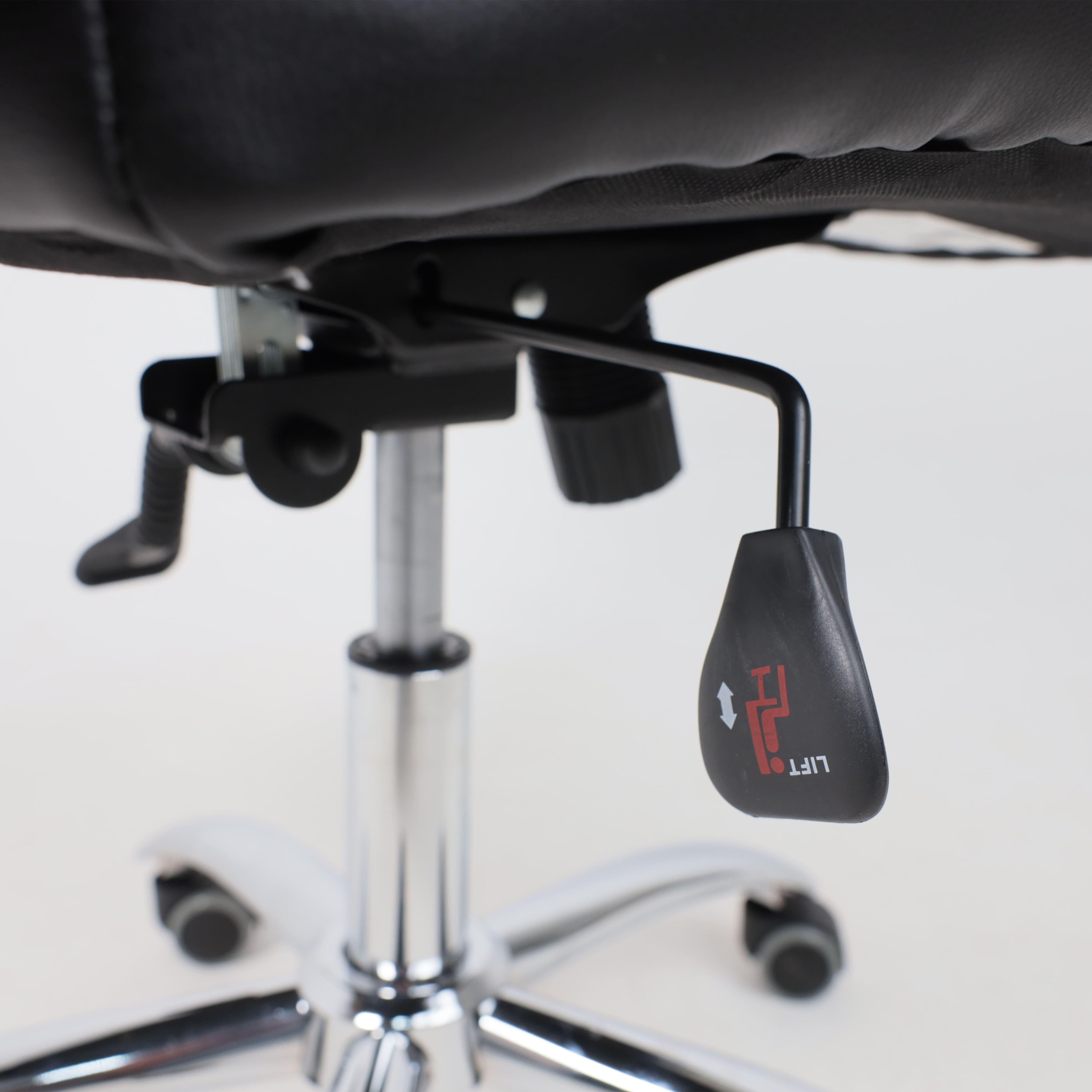 Кресло поворотное KING A, ECO, черный