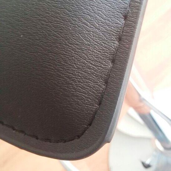 Барный стул Гвалиор, черный кожа