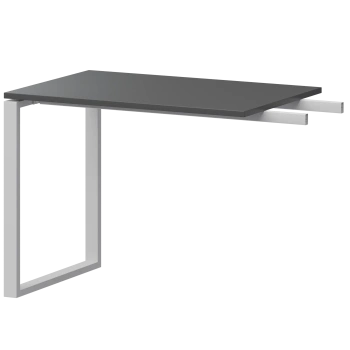 Бриф-приставка на металлокаркасе Арго-М АМ.О-090.60 Антрацит/Белый