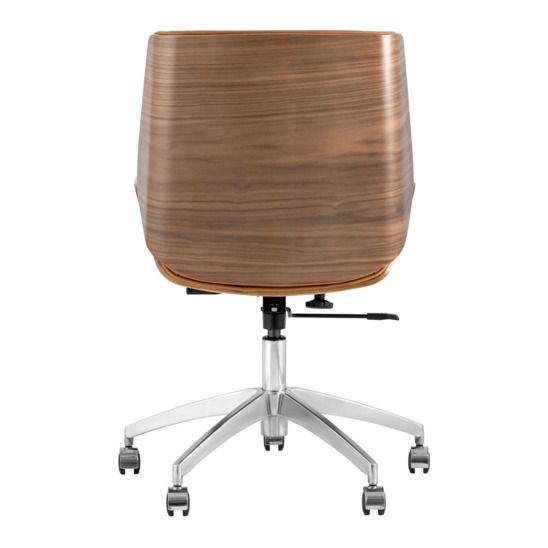 Кресло офисное TopChairs Crown, коричневое