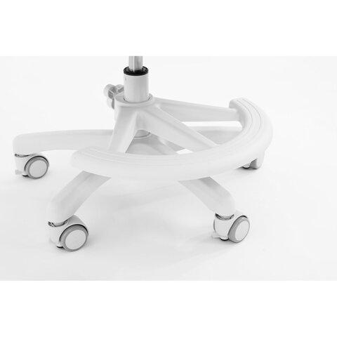 Кресло детское с подставкой для ног BRABIX KIDS "MG-220", сетка/ткань TW, розовое, 533314