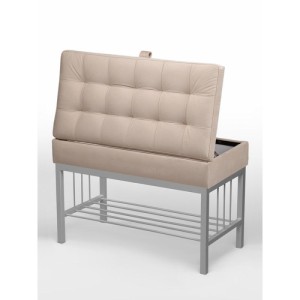 Банкетка Н-76 (серый/бежевый)