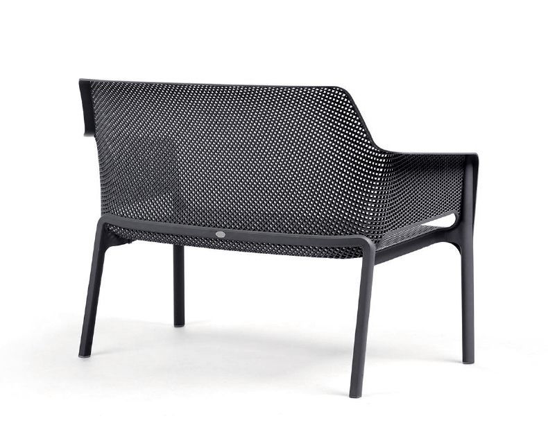 Диван пластиковый Net Bench антрацит