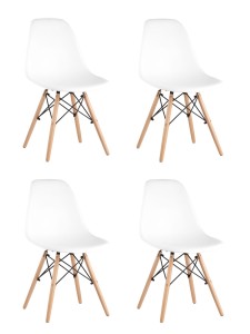 Стул Eames DSW белый x4