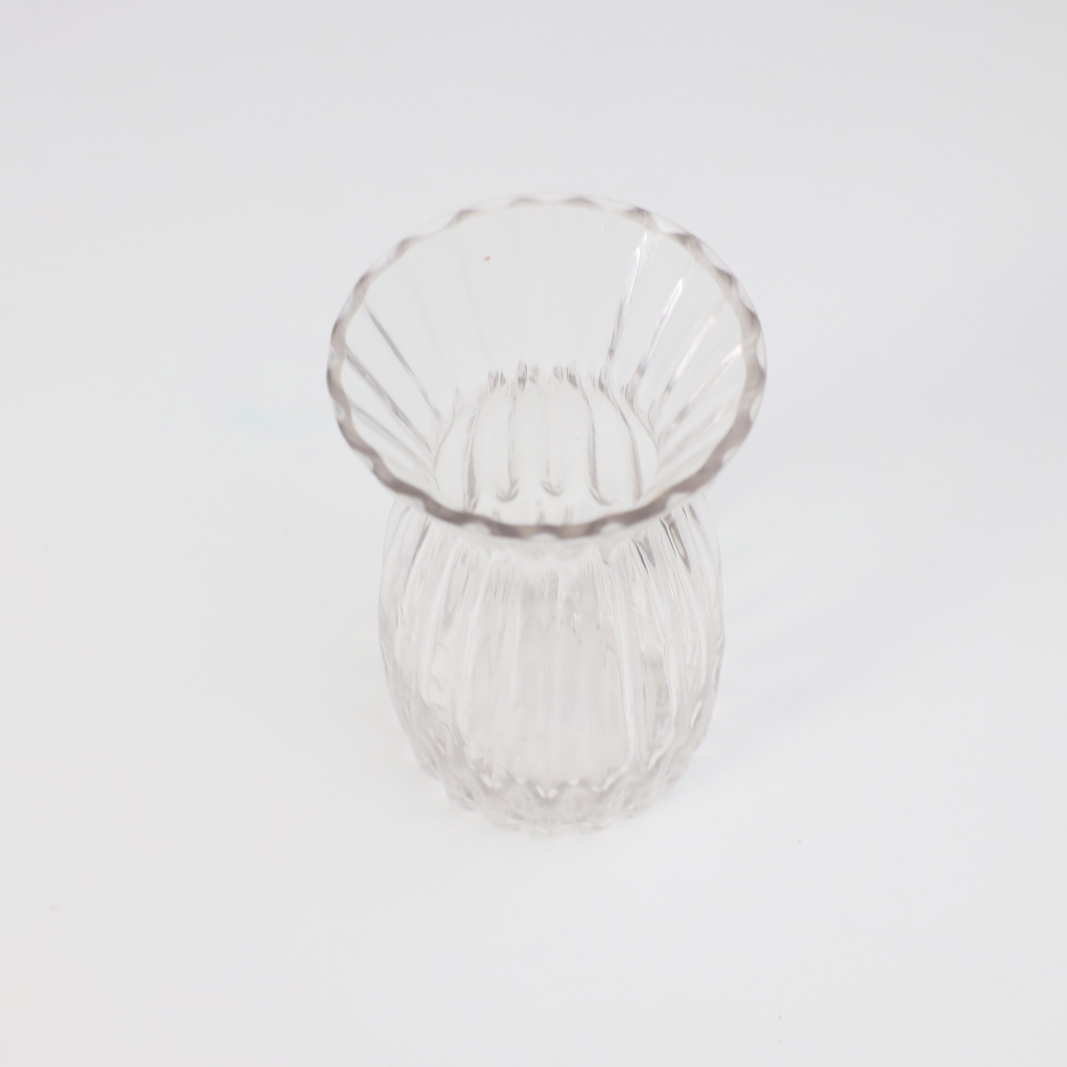 Ваза стеклянная BOW, прозрачный, 10*24см