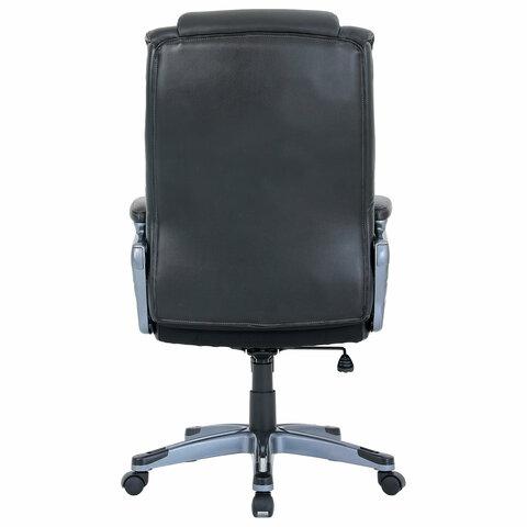 Кресло BRABIX PREMIUM "Gladiator EX-552", натуральная кожа, черное, 532939