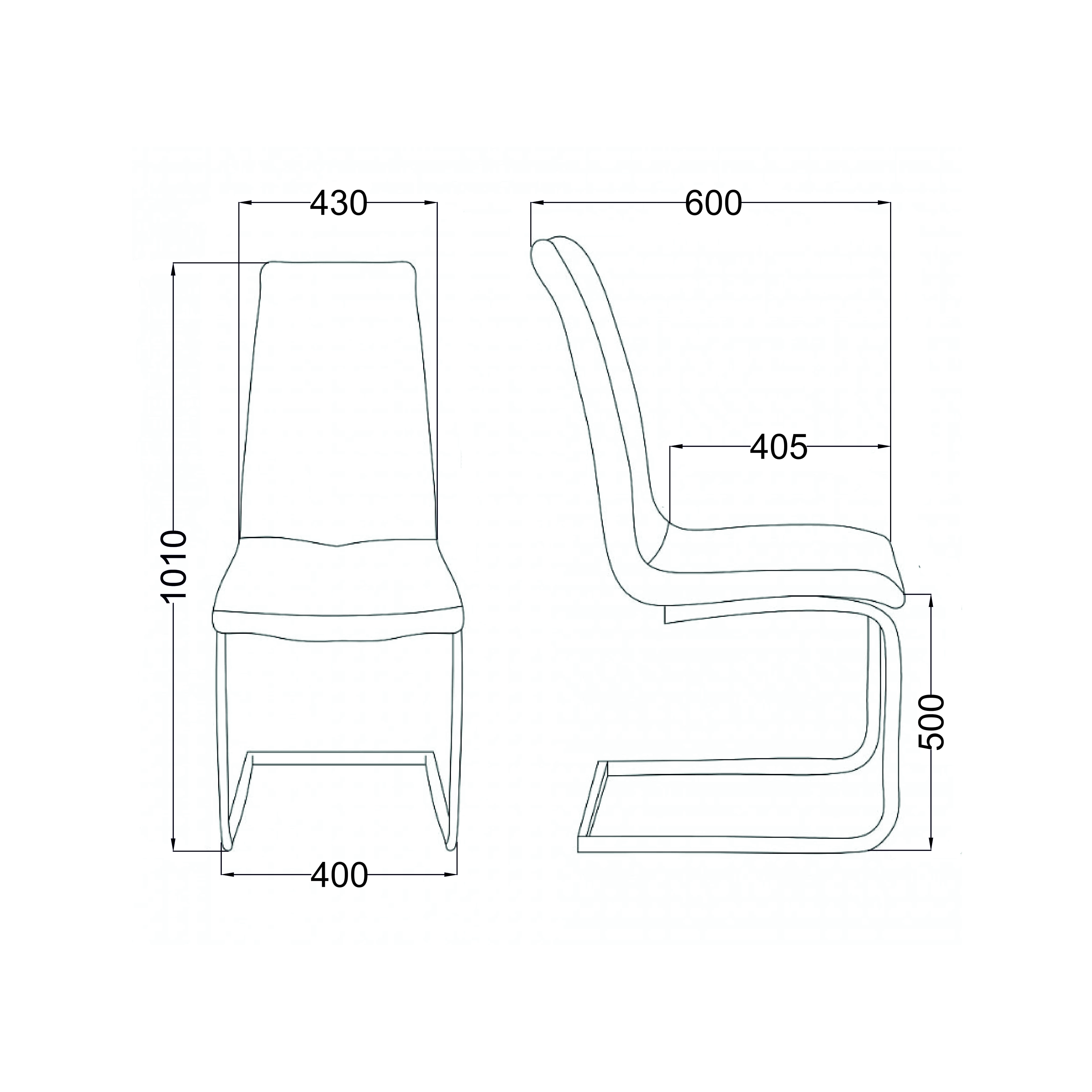 Стул Tomas, бежевый, ткань