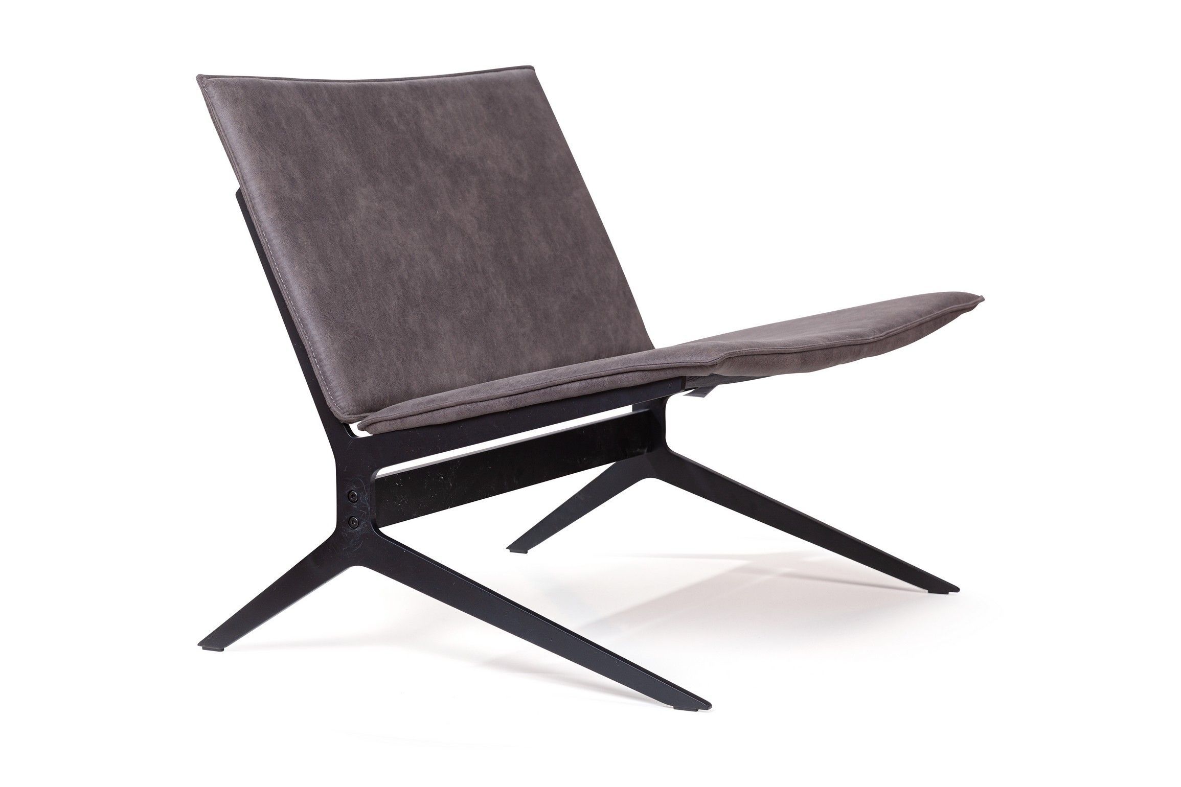 Кресло Флай, замша серый