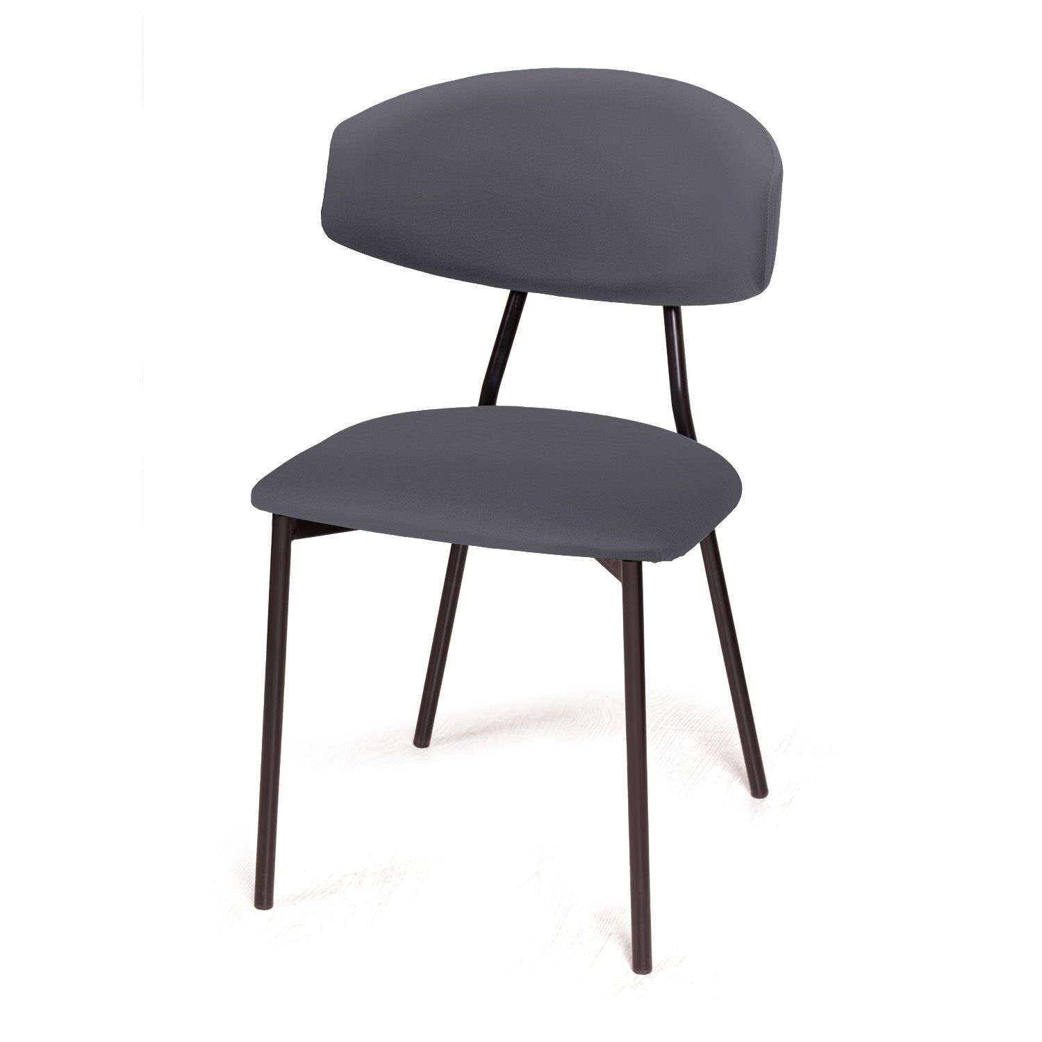 Стул Brad, бархат серый 27