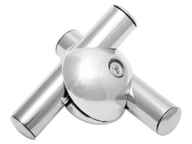 JOK-31SX Vacuum Зажим вакуум для 2-х труб, крестовой, левый