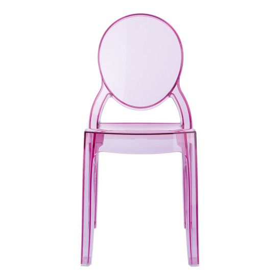 Стул прозрачный детский Baby Elizabeth розовый