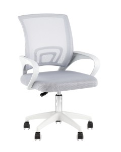 Кресло офисное TopChairs Simple SN серый пластик белый