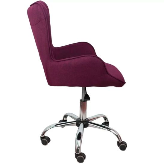 Кресло поворотное Bella, марсала, ткань