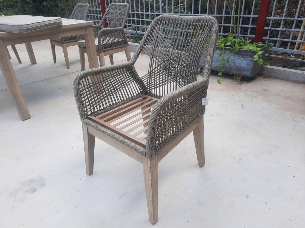 Кресло деревянное плетеное Belle натуральный