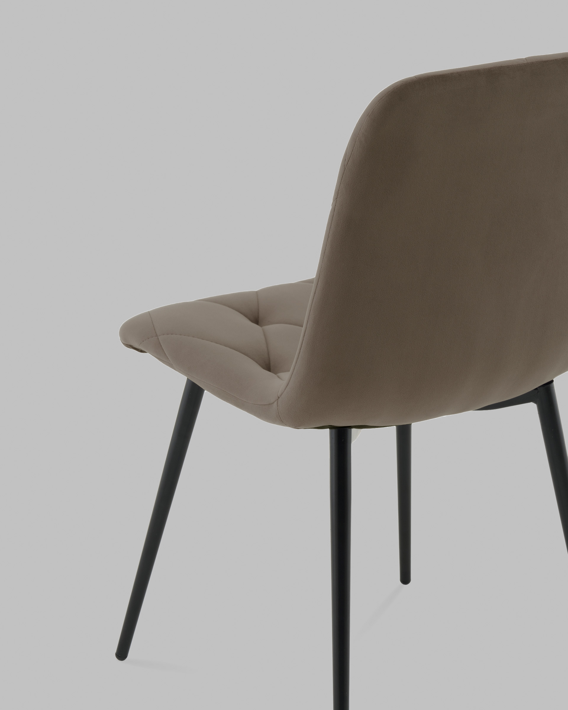 Стул Одди Diamond велюр тёмно-серый