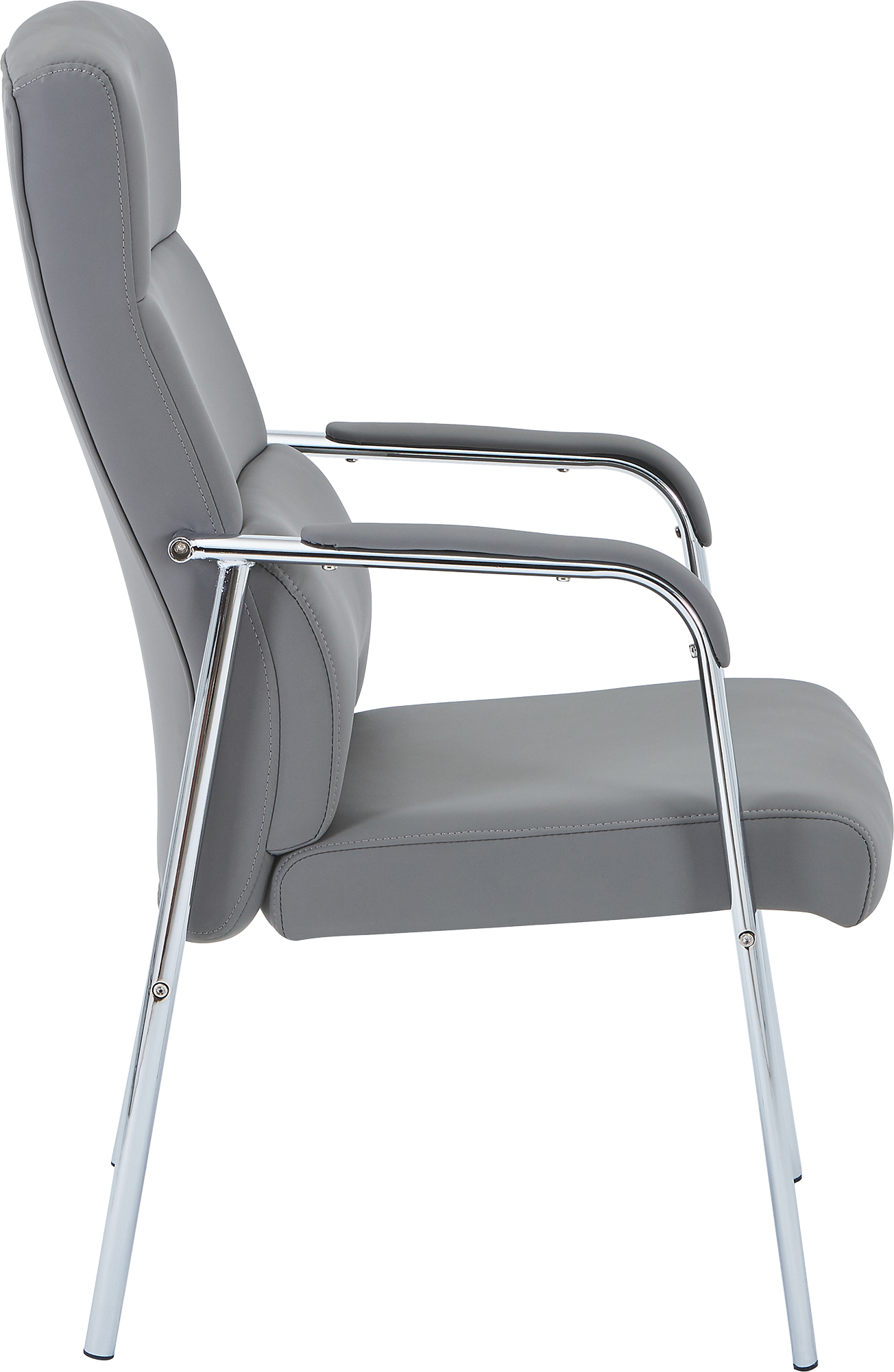 Кресло Everprof City (Сити) Экокожа Серый