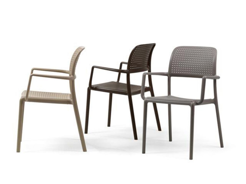 Кресло пластиковое Bora тортора