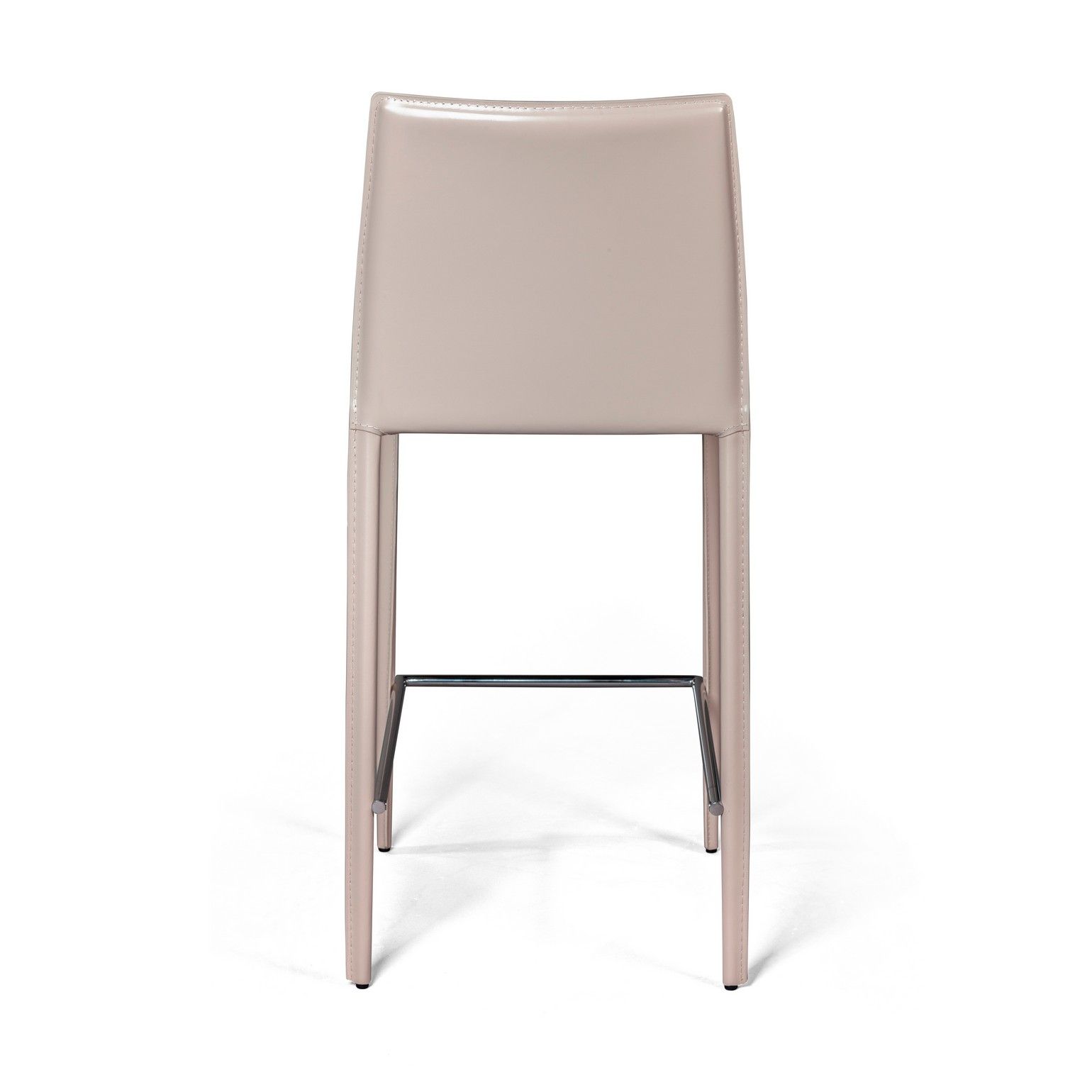 Стул полубарный Рольф, кожа капучино
