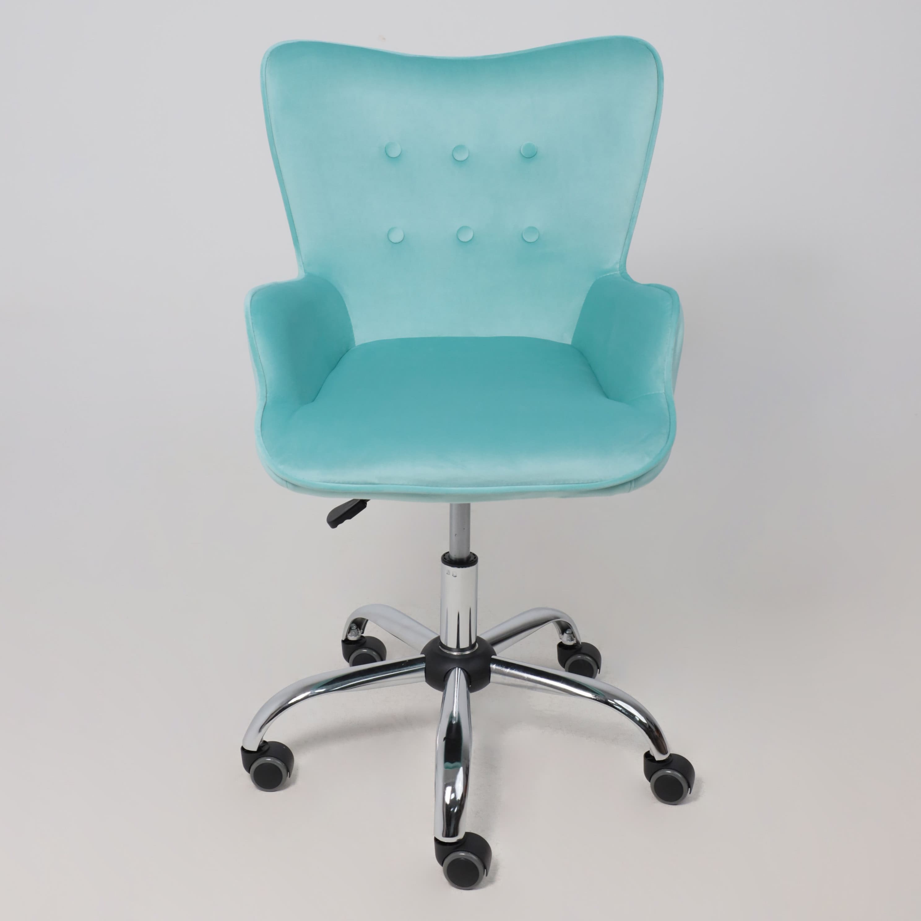 Кресло поворотное Bella, мятный, велюр