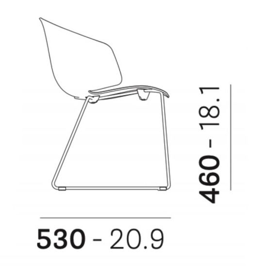 Кресло пластиковое Форта, зеленый