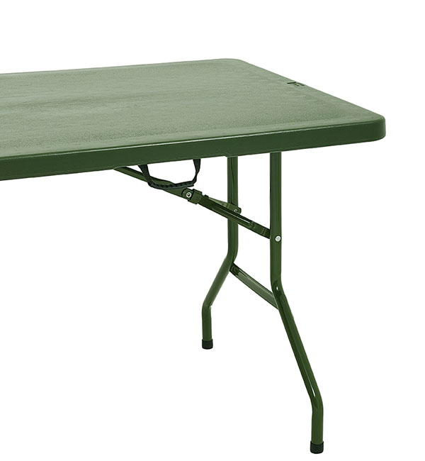 Стол-книжка пластиковый разборный зеленый