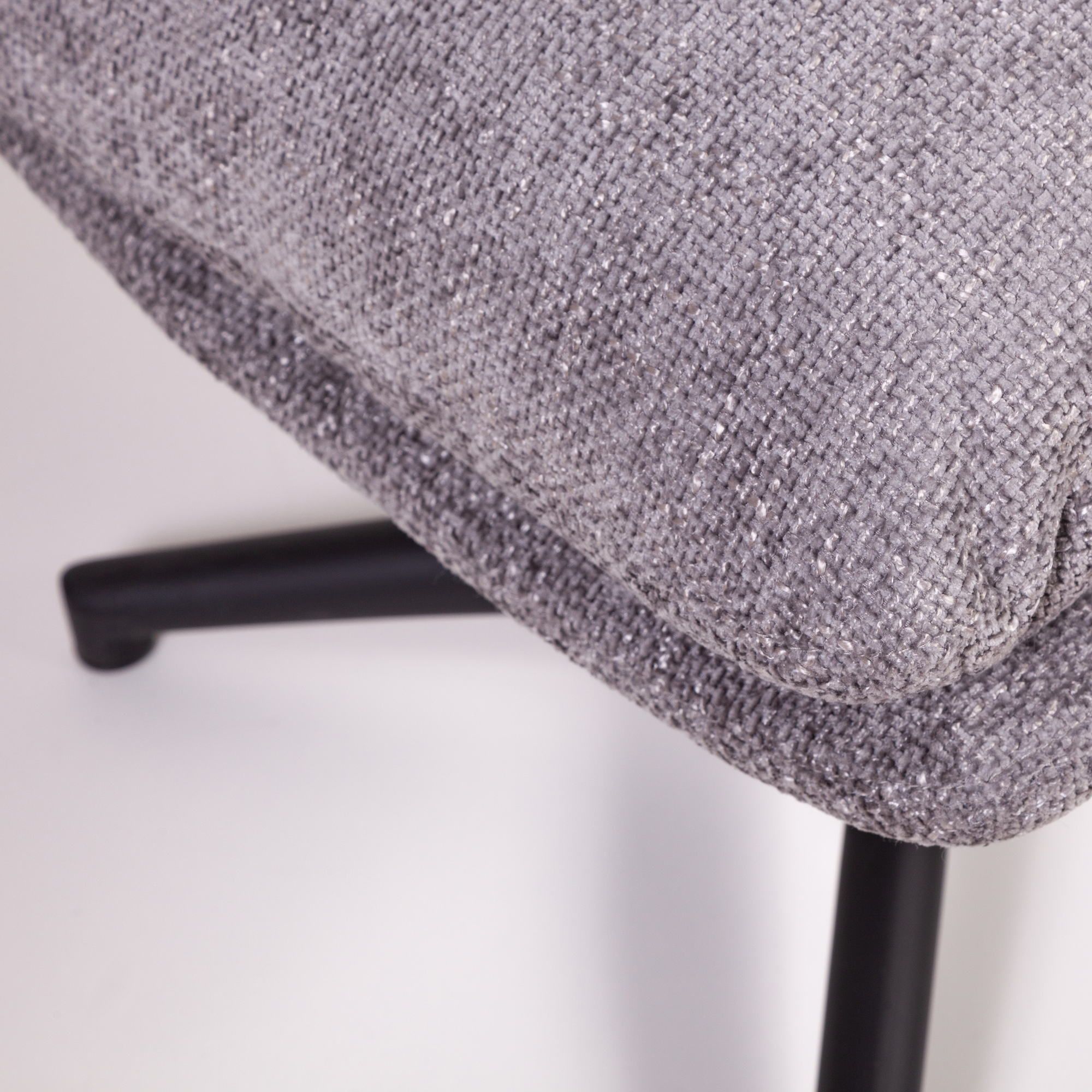 Кресло качалка с оттоманкой Магнус, серый