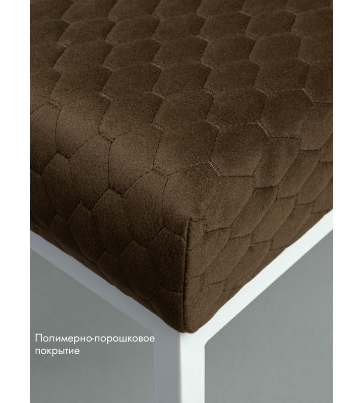 Банкетка Марсей 40-44 (коричневый/белый)